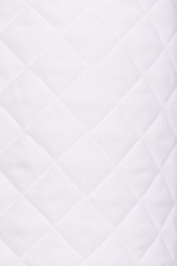 Plaid fausse fourrure Canberra doublure en laine-cachemire Blanc 4