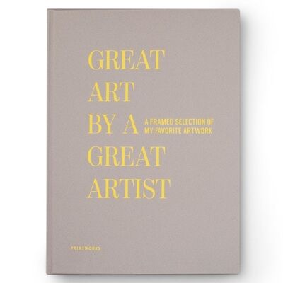 Frame book - Great Art, Beige