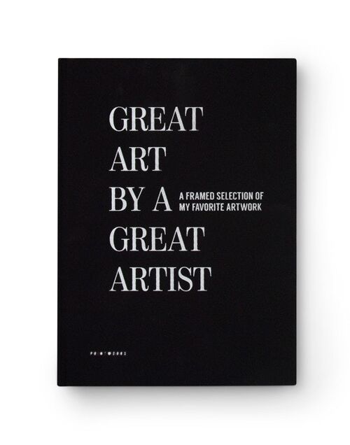 Frame book - Great Art, Black