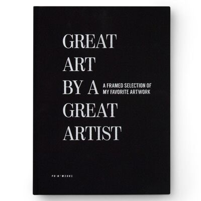 Libro con cornice - Grande arte, nero