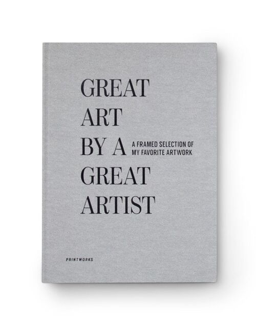 Frame book - Great Art, Grey