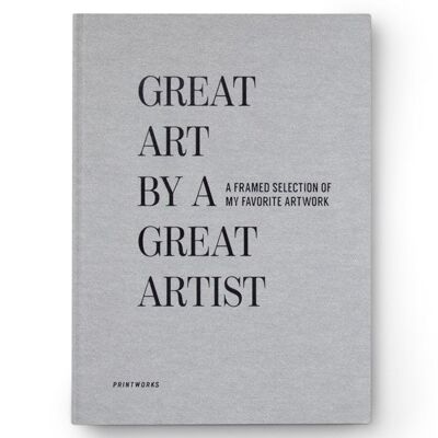 Libro de marcos - Gran arte, gris
