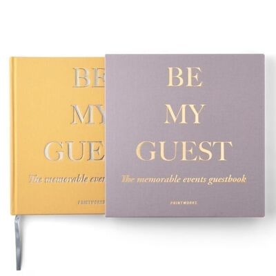 Libro de invitados - Beige/Amarillo