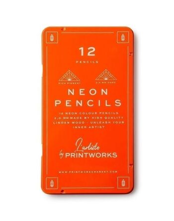 12 crayons de couleur - Néon 1