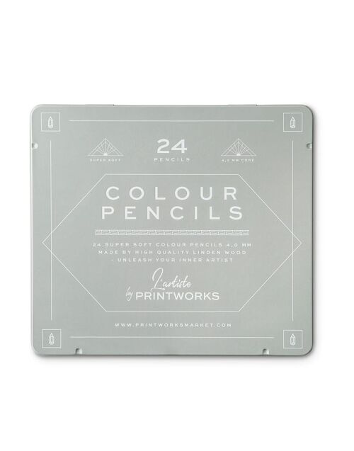 24 Colour pencils - Classic