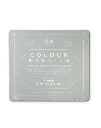 24 crayons de couleur - Classique 1