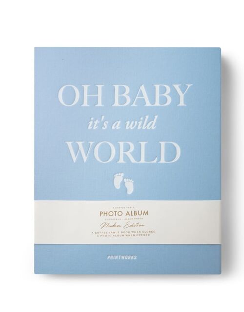 Photo Album - Baby it's a Wild World (blue)