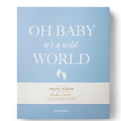 Album fotografico - Baby è un mondo selvaggio (blu)