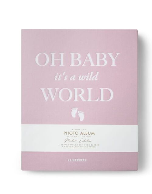 Photo Album - Baby it's a Wild World (pink)