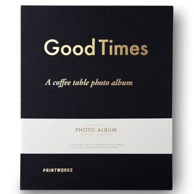 Fotoalbum - Good Times Schwarz (L)