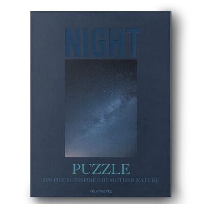 Puzzle Night - Pussel Ett 500-bitars