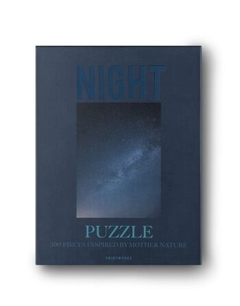 Puzzle Night - Pussel Ett 500-bitars 1
