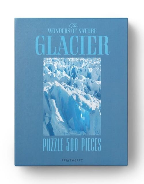 Puzzle Glacier - Ett 500-bitars pussel med några av naturens vackraste och dolda motiv