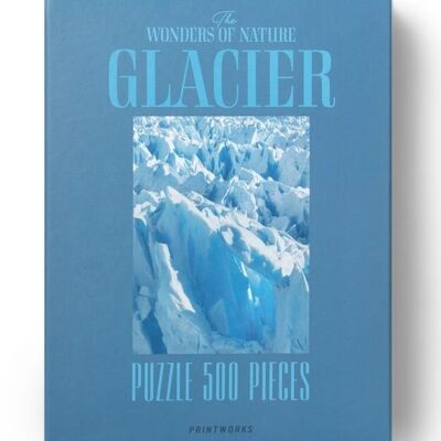 Puzzle Glacier - Ett 500-bitars pussel with några av naturens vackraste och dolda motiv
