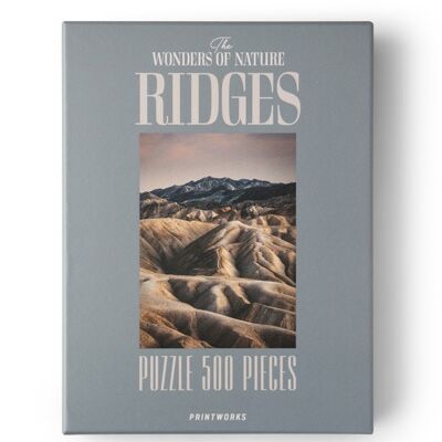 Puzzle Ridges - Ett 500-Bitar-Pussel mit Natur-Vackraste-und-Dolda-Motiv