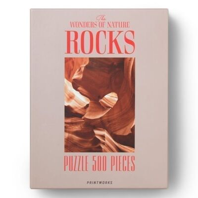Puzzle Rocks - Ett 500-Bitar-Pussel
