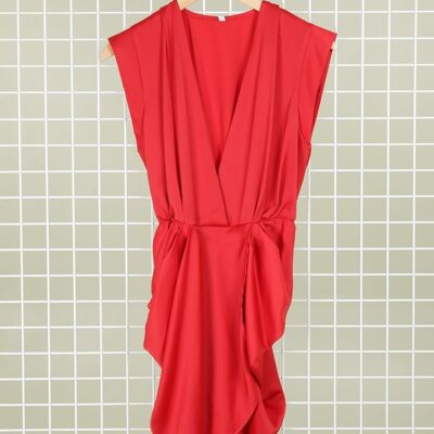 Rotes Maggie-Kleid