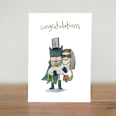 Felicitaciones - tarjeta de boda