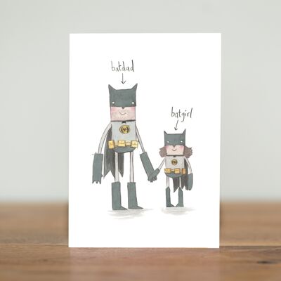 Batgirl Batdad - card