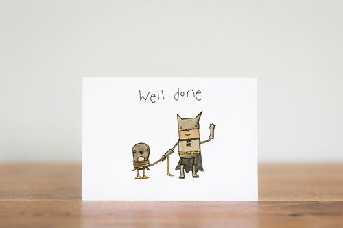 Well done - card