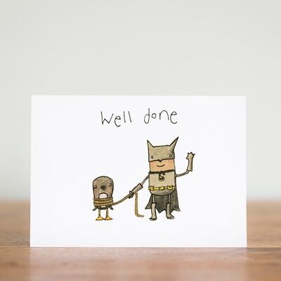 Well done - card