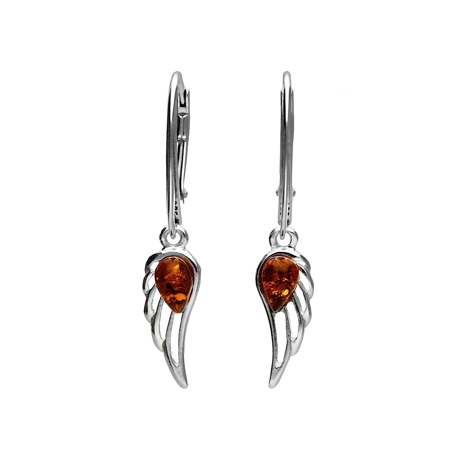 Bellissimi orecchini ad ala d'angelo in argento 925