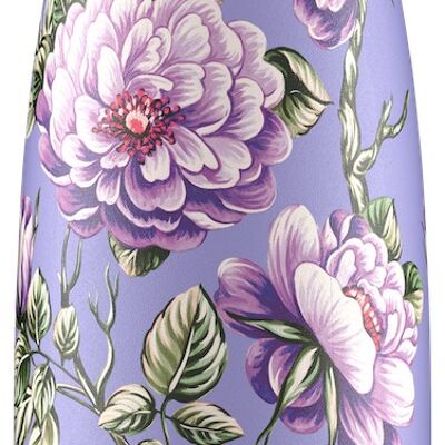Botella-500ml-Floral Violeta Rosas