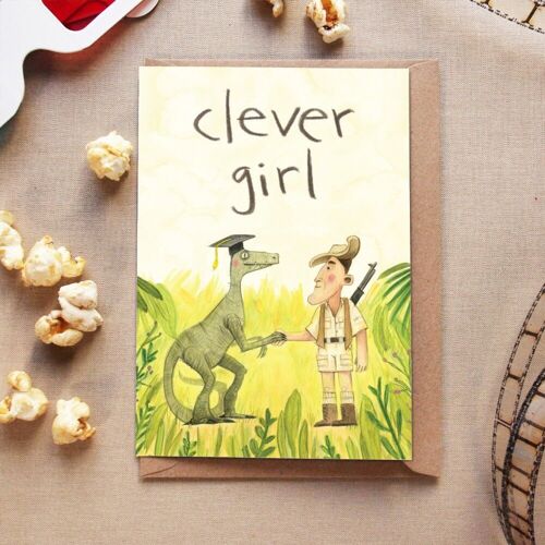Clever girl - card