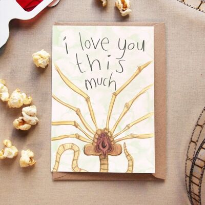 I love you this much - card