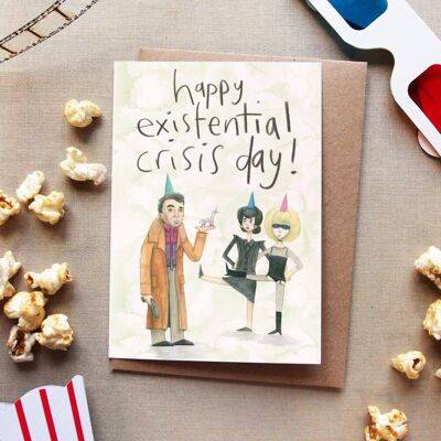 Crisis existencial - tarjeta