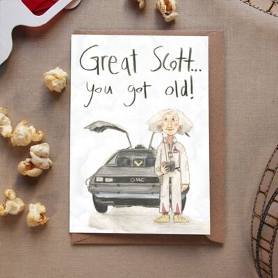 Great scott - card