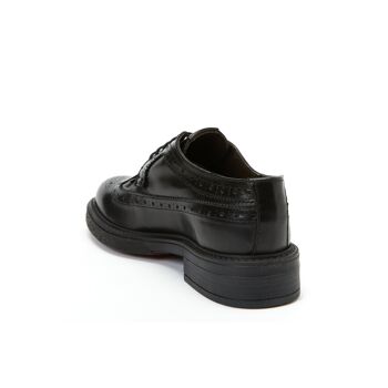 Chaussure derby noire pour femme. Fabriqué en Italie. Modèle du fabricant FD3773 3