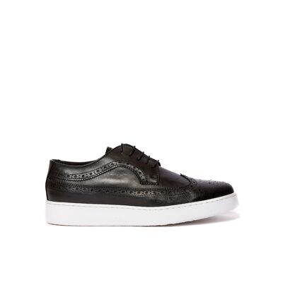 Black sneakers for men. Made in Italy. Manufacturer model FD3086