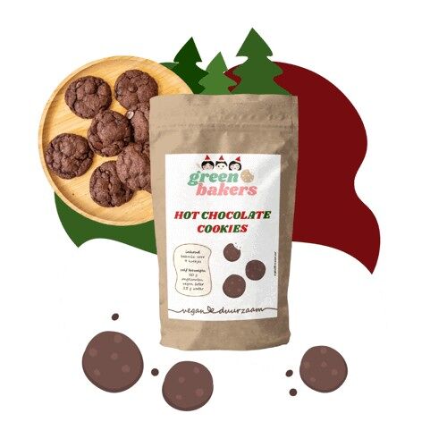 Christmas Hot Chocolate Cookies - Baking Mix - Vegan - 300 g