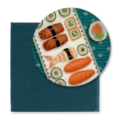 Sushi-Taschenspiegel