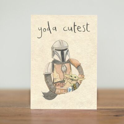 Yoda cutest - tarjeta