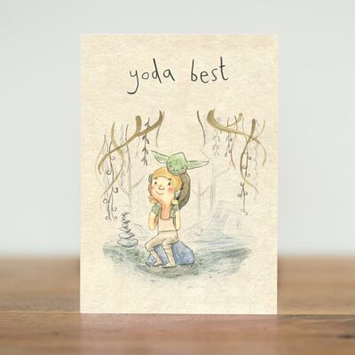 Yoda best - tarjeta