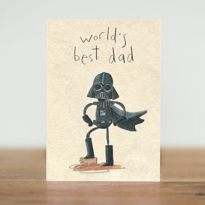 World’s best dad - card