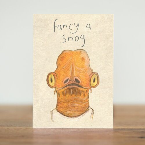 Fancy a snog - card