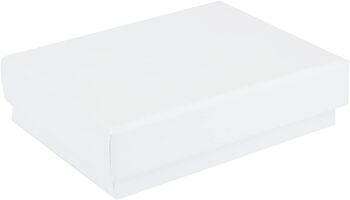 Boîtes à bijoux en carton blanc 1