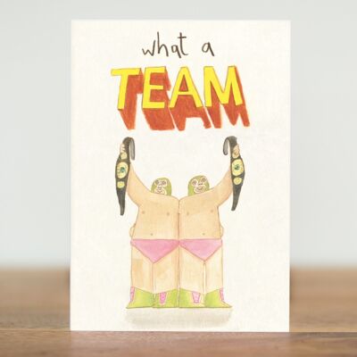 What a team - boys - card