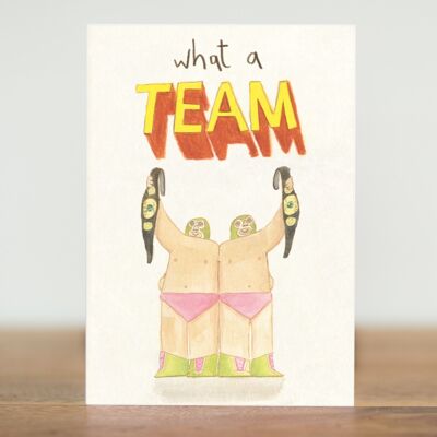 Was für eine Team - Jungs - Karte