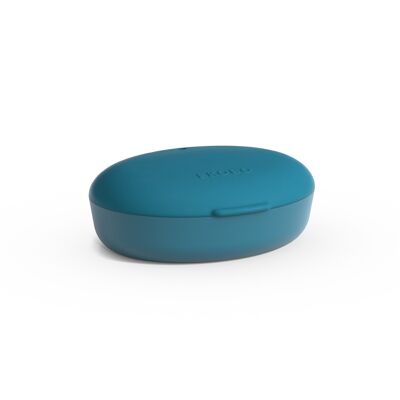 Oval Travel Soap Box - Blue Abyss-EKOBO