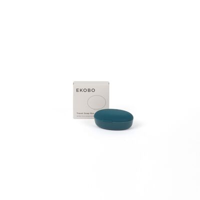 Boîte à Savon de Voyage Ovale - Blue Abyss-EKOBO