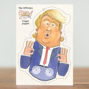 Marionnette Doigt Donald Trump - carte