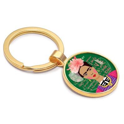 Gold Keychain - Frida