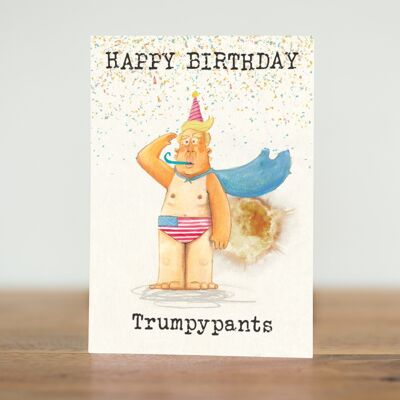Trumpypants - tarjeta de Donald Trump