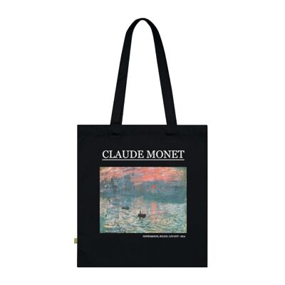 Borsa tote nera di Claude Monet