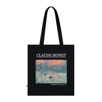 Cabas Claude Monet noir