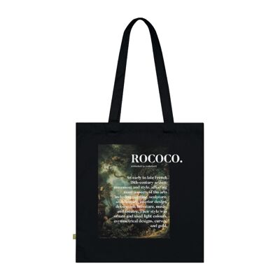 Rococo black Tote bag